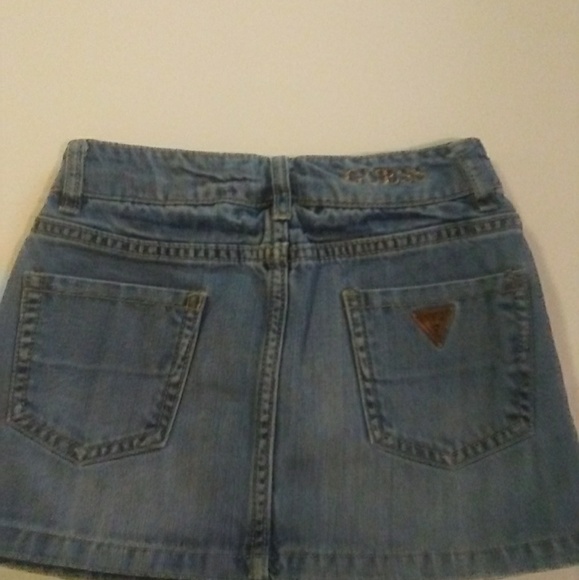 7 guess denim jean skirt skort - Picture 2 of 4